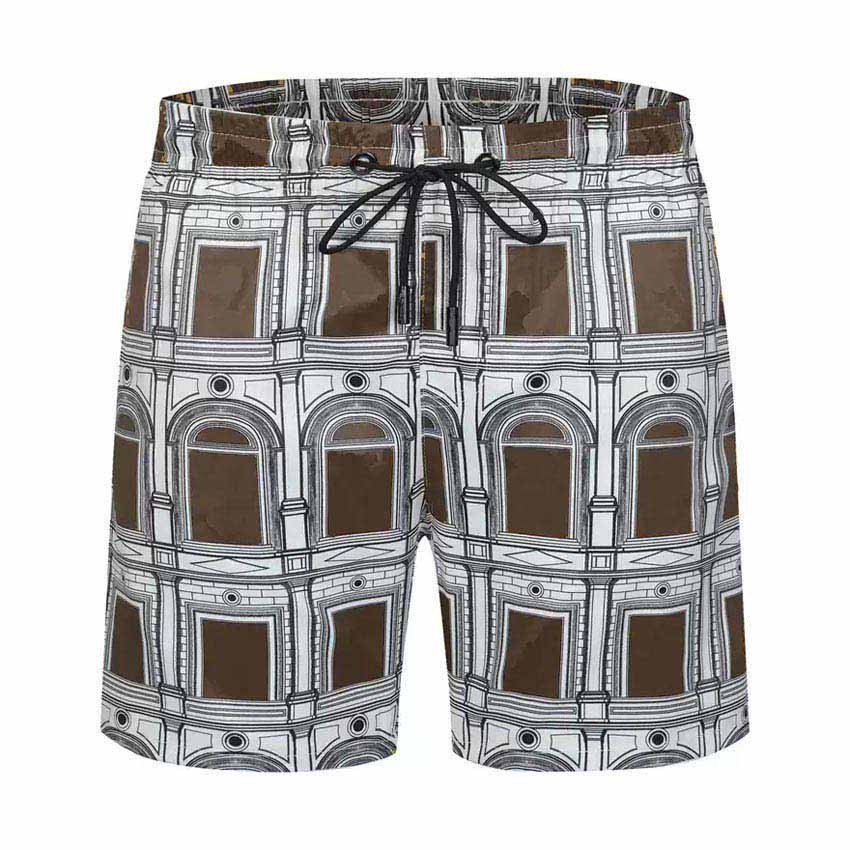 

Mens Shorts Jogging Beach Pants summer swimming trunks fashion print swimwear quick drying breathable surf Slim men swimsuit
