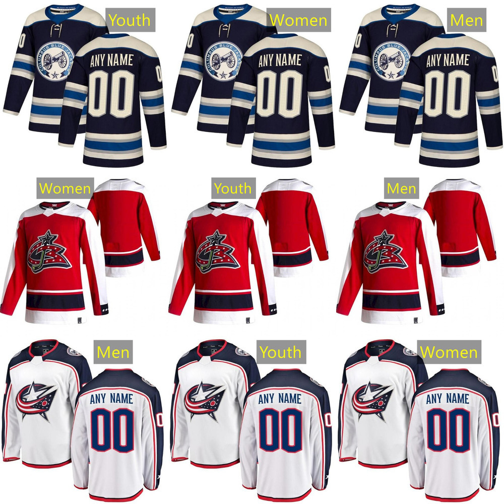 

Custom Hockey Jerseys Columbus''Blue''Jackets 93 Jakub Voracek 34 Cole Sillinger 14 Gustav Nyquist 8 Zach Werenski 28 Oliver Bjorkstrand 4, As