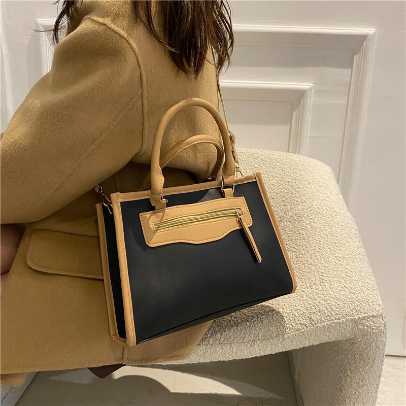 

Evening Bags Vintage PU Leather Satchel Crossbody Bag For Women 2022 Hit Winter Shoulder Totes Handbags, Black
