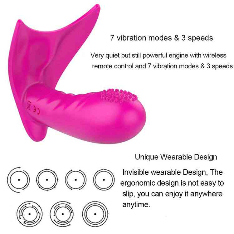 Massager Vibrator Penis Cock Wireless Remote Control Wearing Butterfly Egg Female with g S