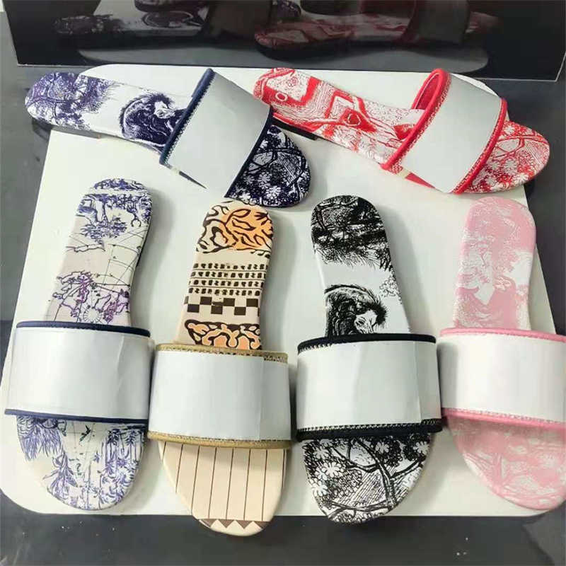 

Womens Slippers Slide Designer Luxury Brand Fashion Sandals Flat Floral Embroidery Letter Shoes Ladies Rubber Sandal Striped Slipper Boots, Colour 10