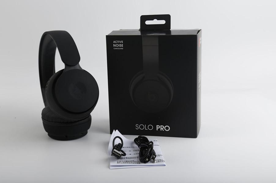 

2021 free ship Wireless Bluetooth Headsets bea So Pro Headband Headphones Noise Control Outdoor Headsets with Retail Package headset luxury, Red