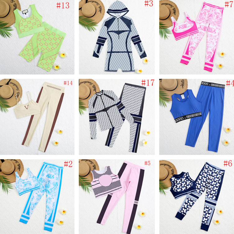 

Yoga Suits Designer Print Womens Vest Leggings Tracksuits Textile Fashion Ladies Outdoor Sports Pants Wear, Please contact me to look real pics