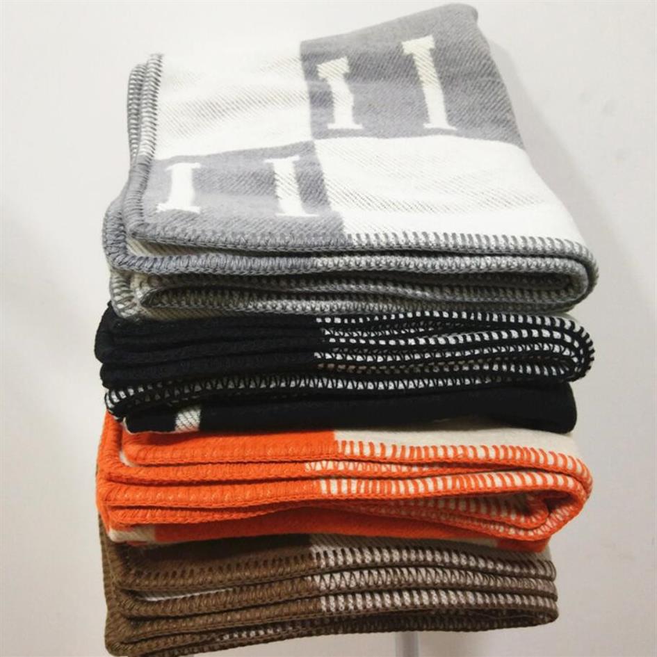 

Women Cashmere shawl spring cover Nap Flying blanket Multi-purpose ins letter travel el classic design cool cloak split warm th259I