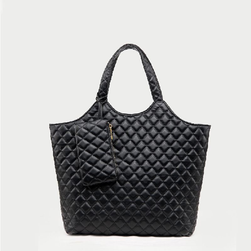 

Pink sugao women tote shoulder bags handbags luxury top quality fashion pu leather purse shopping bag 2pcs/set 6color choose 0511-34, Black
