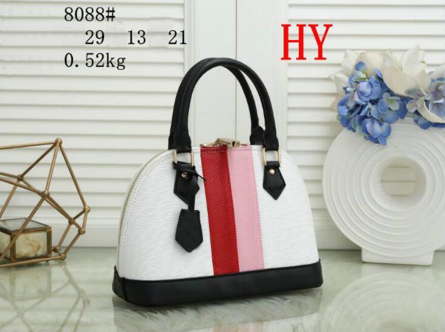 

2023 Women Alma Bb Fashion Shoulder Bags Messenger Bag Leather Handbags Shell Wallet Purse Ladies Cosmetic Crossbody Bags Tote handbag, Pink