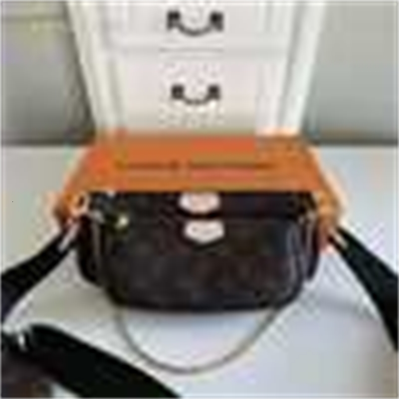 M44813 MULTI-POCHETTE ACCESSOIRES THREE-PIECE CROSSBODY BAG Waist Bags Mini Belt Bags Long Wallet Chain Wallets Purse Clutches Evening Pouches