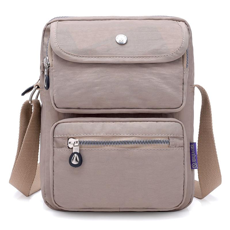 

Evening Bags Arrive Wholesale Fashion Casual Waterproof Nylon Shoulder Messenger Bag #1215Evening, Gray