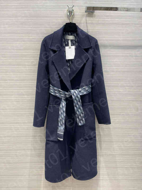 

Women Designer Trench Coats Brand LOGO Fashion High-end Fabric Trench Coats Autumn And Winter Coats Business Tops Luxury Plus Size Womens Clothing