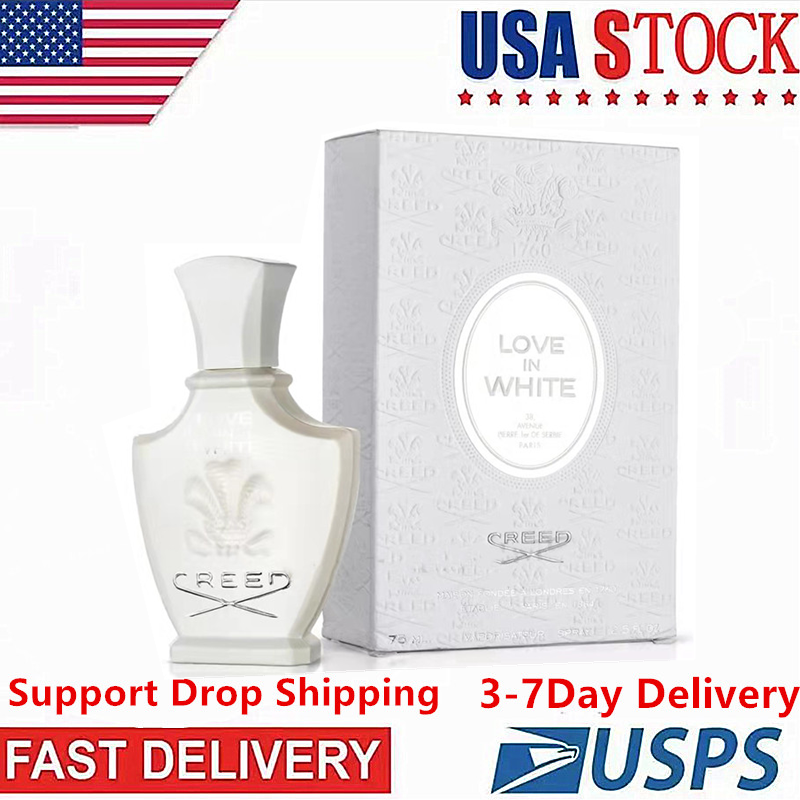 

Women Creed Love in White EDP Lady Perfume 75ml Spray Sample Display Copy Designer Brands Charm Eau De Parfum Wholesale