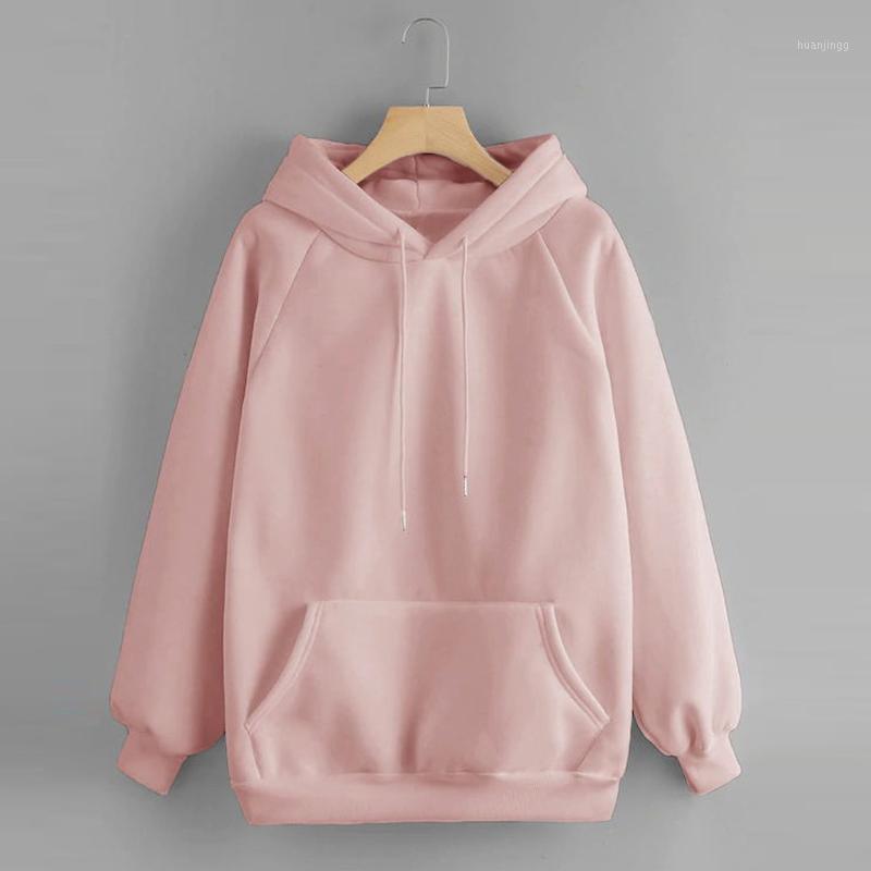 

Winter Clothes Women Elegant Vintage Women's Jacket Casual Solid Color Hooded Pocket Long Sleeve Pullover Sweatshirt Femme Veste Hoodies & S, Black