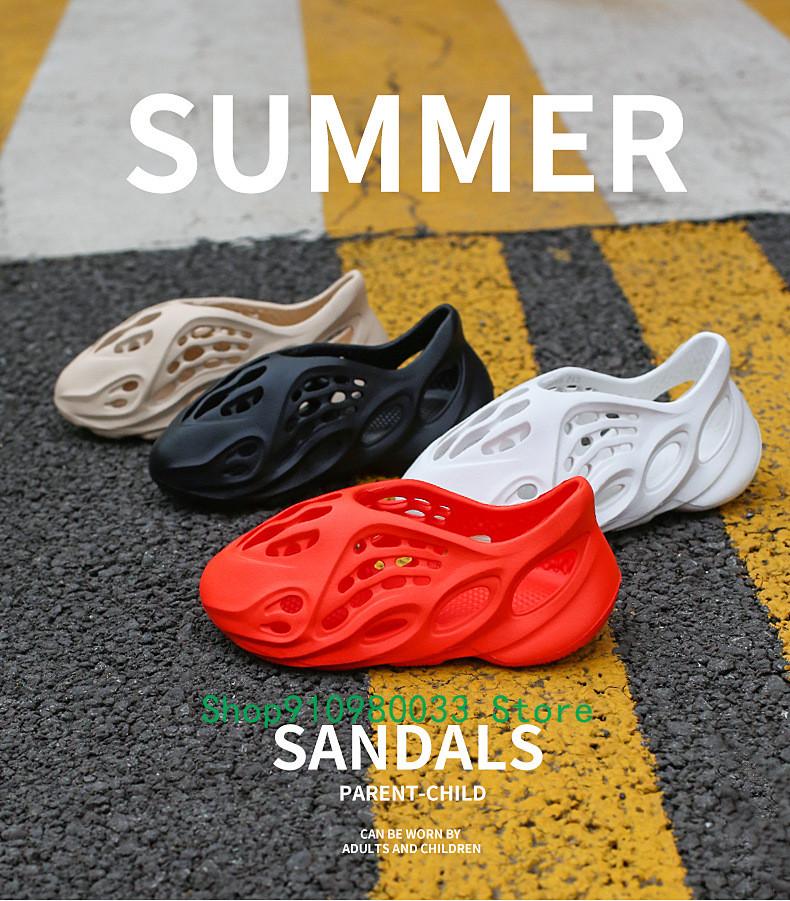 

Slipper Summer Kid Slippers Boy Girl Indoor EVA Top Quality Soft Bottom Luxury Sandals Trend Slides Light Beach Shoes Home Size, Blue