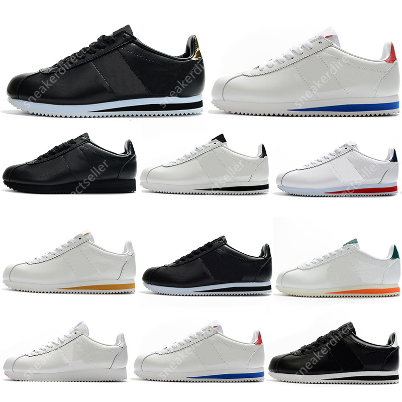 

2022 Cortez Mens Women Casual shoes Sneakers Trainers des chaussures Schuhe scarpe zapatilla Outdoor Fashion Leather Moire Sports shoe, Shoes box