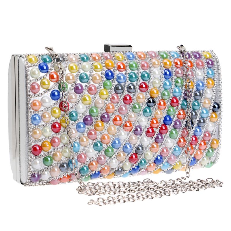 

Evening Bags Est Ceramics Candy Mixed Women Day Clutches Purse Handbags With Chain Shoulder Messenger Bag YM1098Evening, Blue