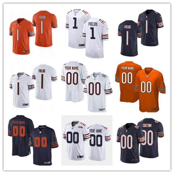 

custom Chicago''Bears''54 Brian Urlacher 11 Darnell Mooney 14 Andy Dalton 34 Walter Payton 9 Nick Foles 1 Justin Fields Football Jerseys, Colour