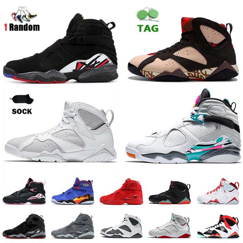 

Top Jumpman 7 8s VIII Mens Basketball Shoes 8 Alternate Topaz Mist Flint Hare Patta Aqua Black Cement Take Flight Valentines Day 7s Jordens Trainers Sneakers Size 13, C48 reflective bugs bunny 40-47