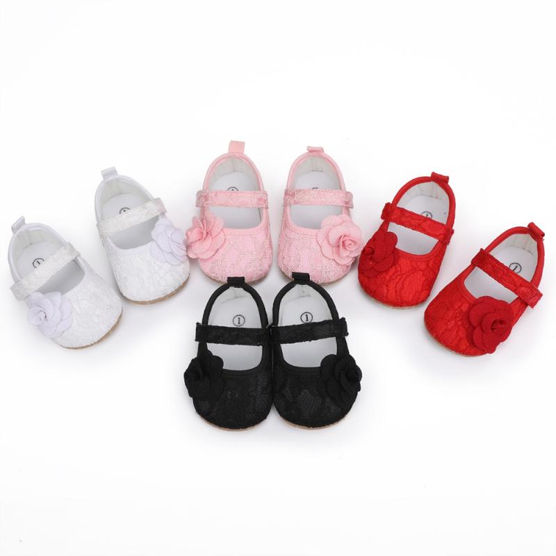 

Athletic & Outdoor Baby Girls Mary Jane Flats Infant Non-Slip Soft Sole Flower Decor Shoes Princess Wedding First Walkers -18MAthletic Athl