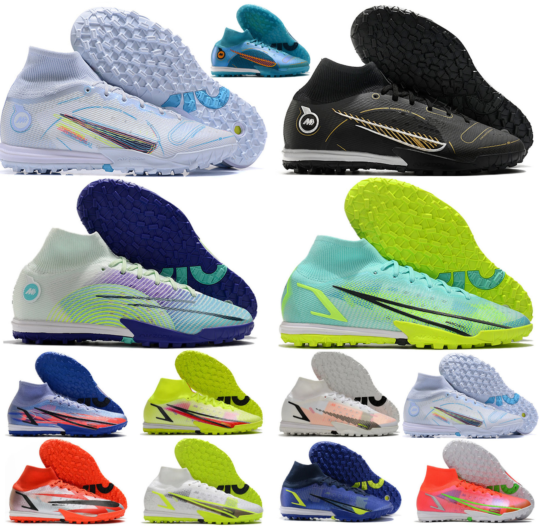 

2022 Superfly 9 IX 360 Elite TF Soccer Shoes Indoor Turf Dragonfly Mens Women Boys Football Boots Cleats US6.5-11 Top Quailty Sports Sneakers, 2 tf
