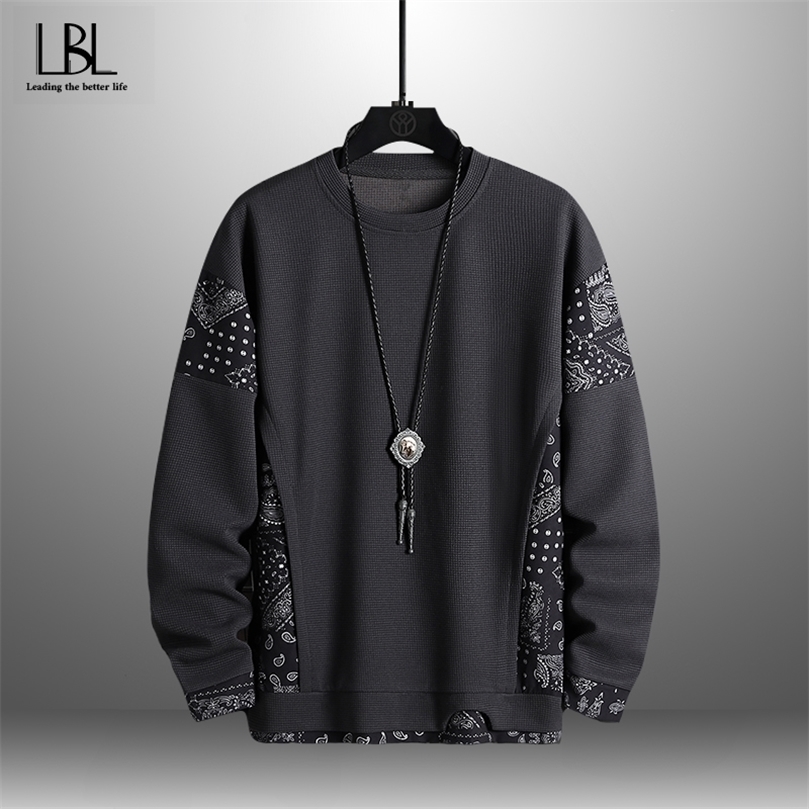 

Mens Fashion Casual Hoodie Male Sportswear Pullover Patchwork Autumn Sweatshirt Large Size Men Hip Hop s 220406, Xywb6727white