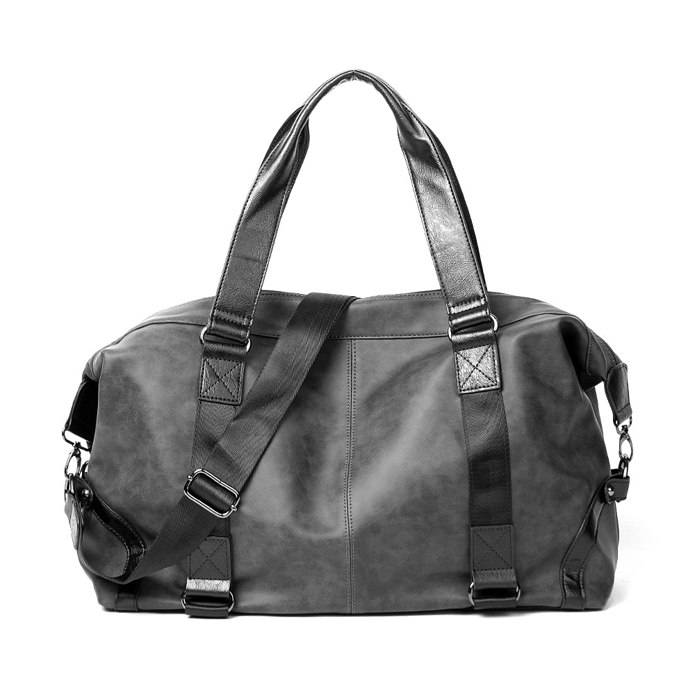 

Factory sales men handbag street trend color matching travel bag outdoor leisure large leather handbags foreign style printed messenger bags, Plaid1-4083-gxd