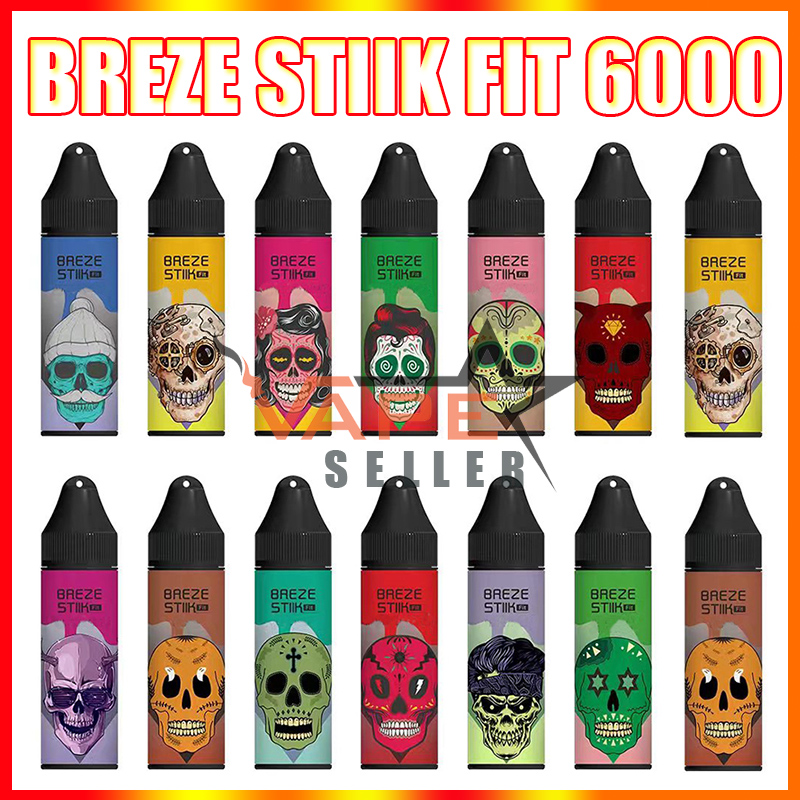 

Disposable Vape Pod E Cigarette Breze Stiik Fit 6000 Puffs Bottle Shape Rechargeable Pen