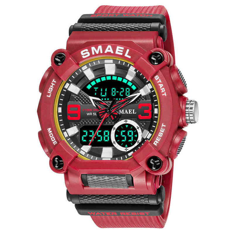 

huiya06 fashion electronic watch multifunctional three eyes