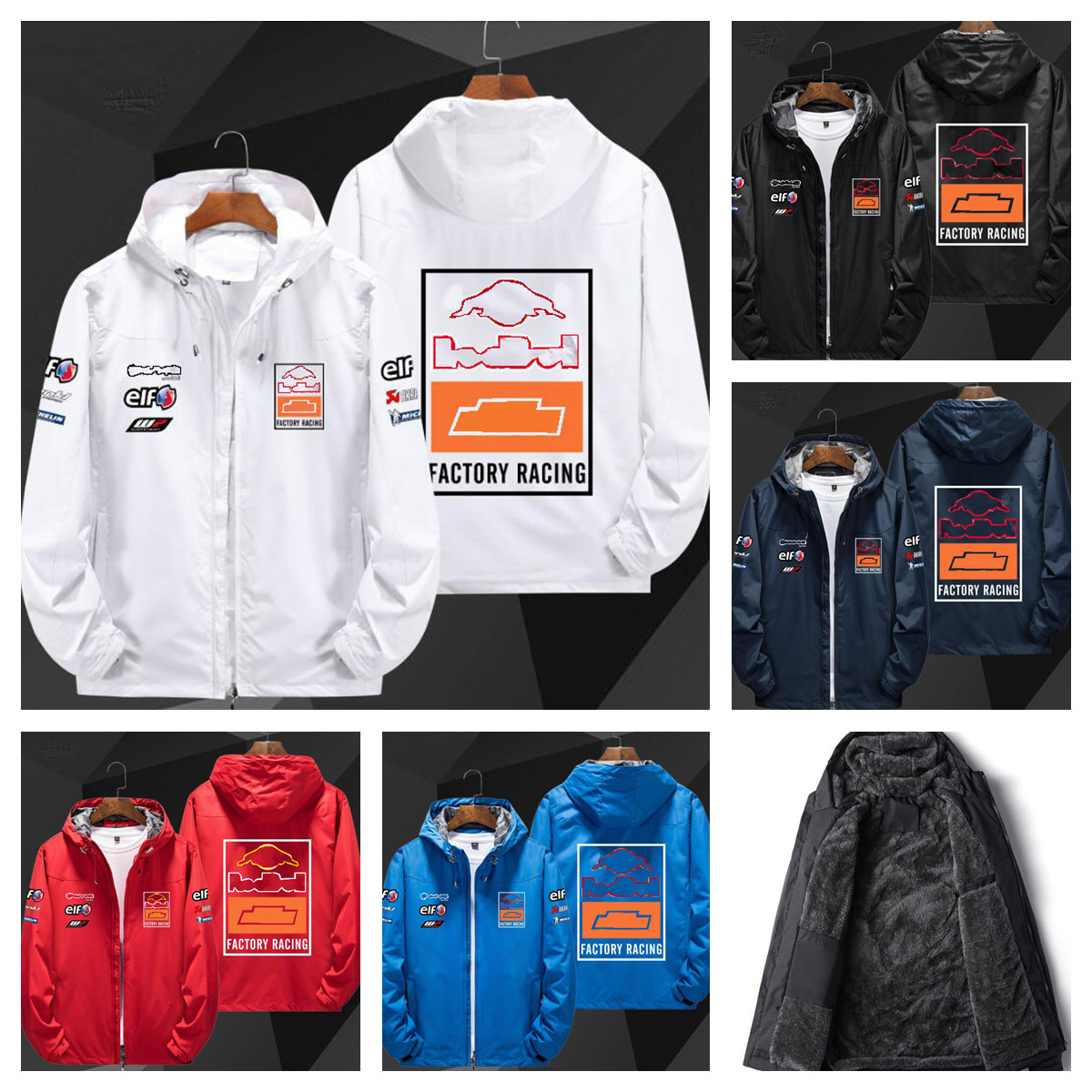 

2022 autumn and winter F1 racing jacket team sweat shirt fan overalls