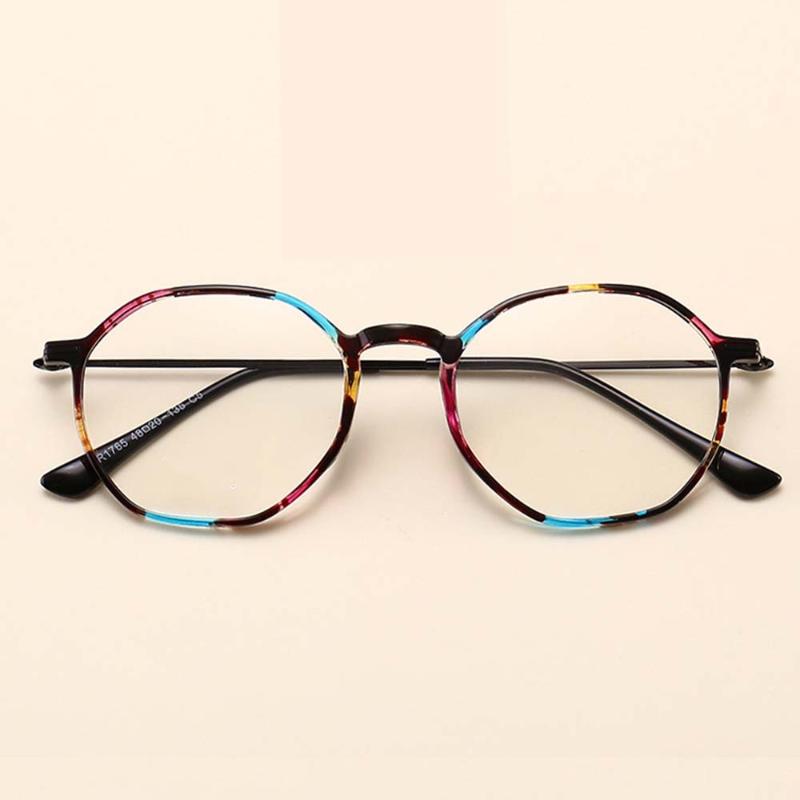 

Sunglasses 80343 Round Ultralight TR Glasses Frame Men Women Optical Fashion Prescription Computer Eyeglasses