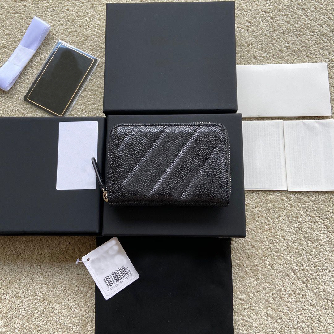 

hot best quality genuinel leather mens wallet with box luxurys designers wallet womens wallet purese credit card holder passport holder 202, Goods same the photos