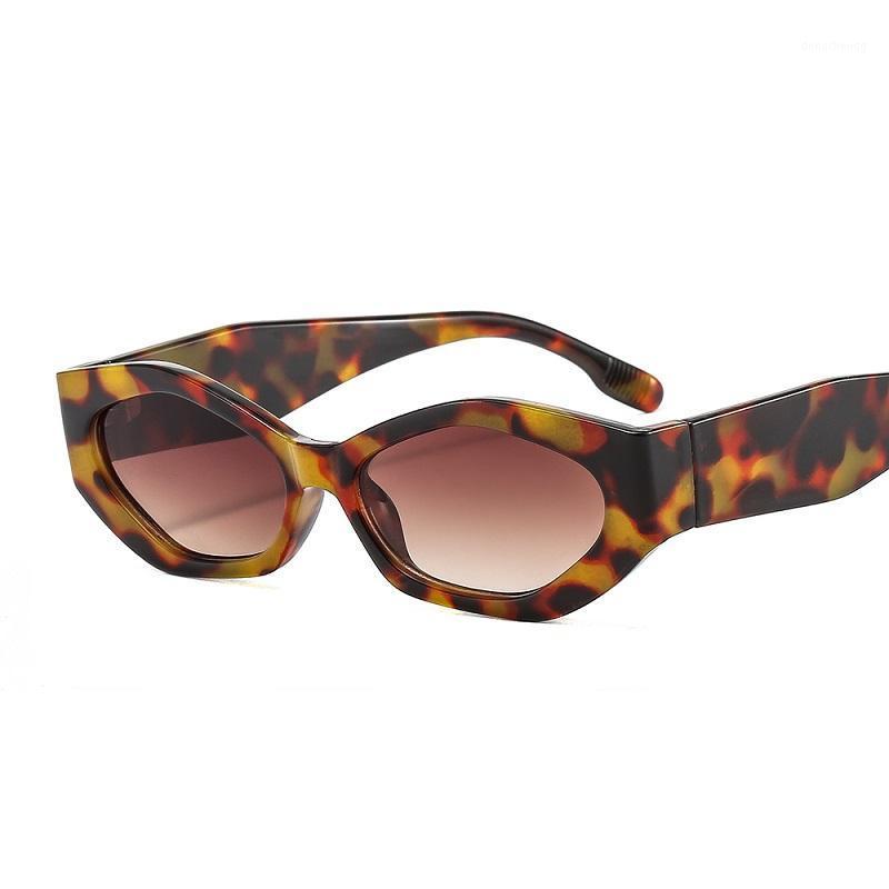 

Sunglasses 2022 Rectangle Women Men Unisex Trend Retro Vintage Brand Designer Leopard Lens Frame Female Sun Glasses UV400