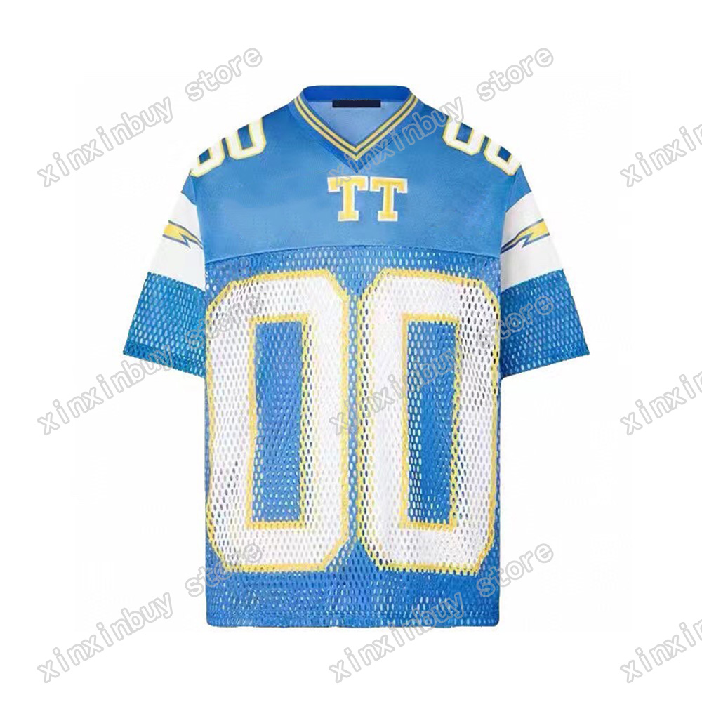 

22ss Men Women Designers t shirts Paris Sport Mesh fabric cotton tee short sleeve Crew Neck Streetwear xinxinbuy blue white S-XL