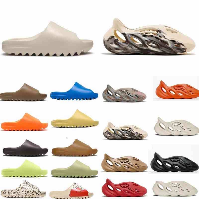 

Designer Comfortable Slides Slide Slipper Earth Brown MXT Moon Grey 1 Runner Slippers Cream Yellow women mens Sandals Soot Core Sandals, 14