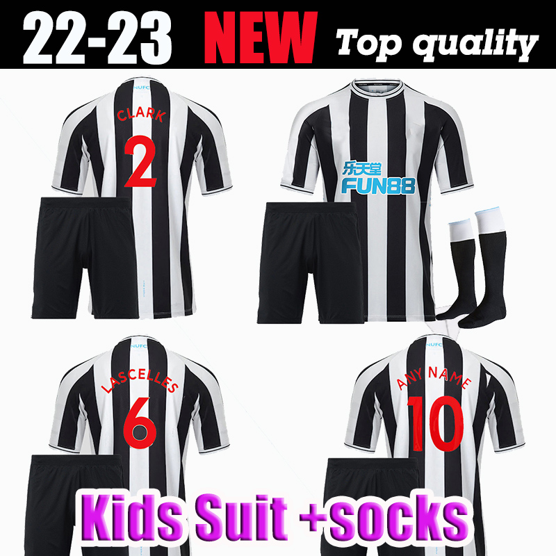 

Kids suit Newcastl e TARGETT BRUNO G WOOD soccer jerseys Retro WILSON Trippier Magpies MAXIMIN ALMIRON BATTY Dan Burn SHEARER UNITE classic football shirt 2022 2023