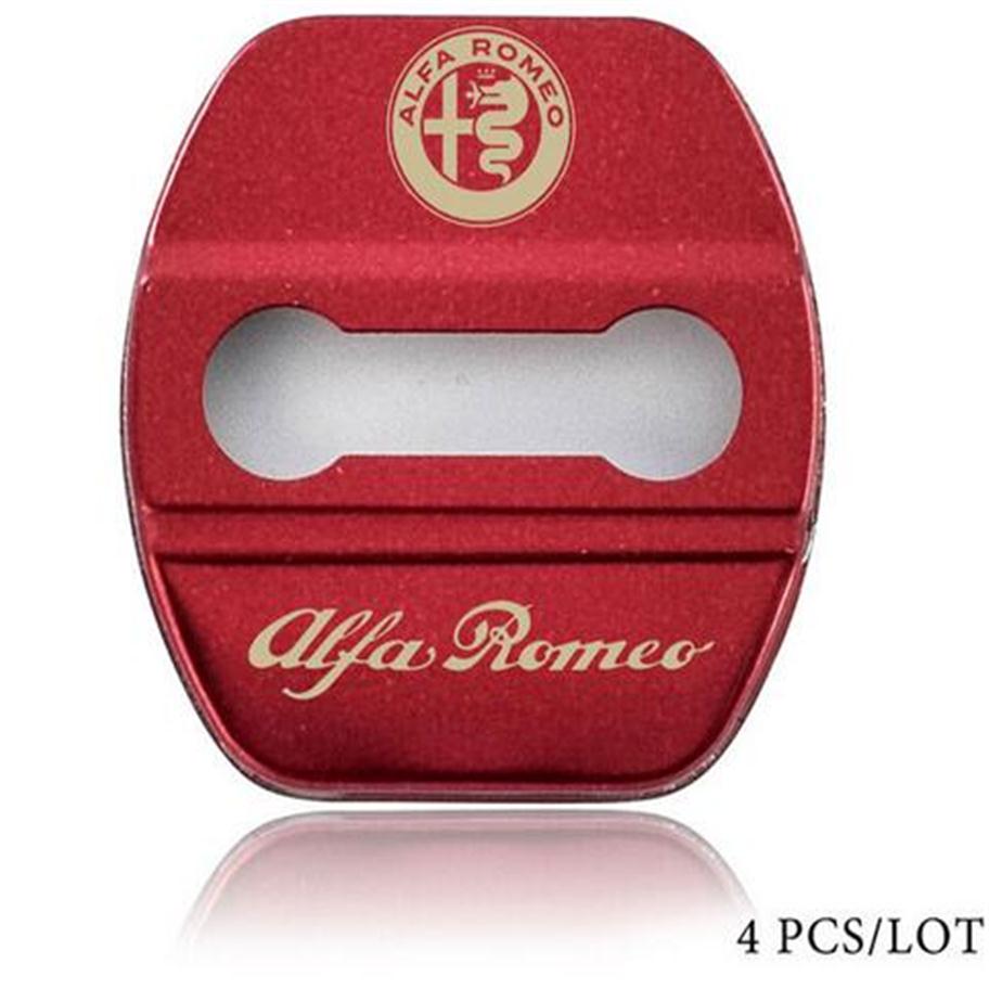 

Car Styling door lock cover Case For Alfa Romeo Giulietta Stelvio Emblems Buckle Car-Styling208S, For alfa romeo logo