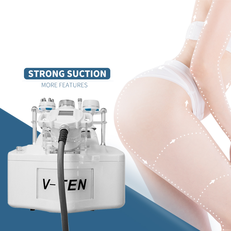 Exclusive V10 6 in 1 40k cavitation vacuum system weight loss fat reduction ultrasonic body slimming machine with best effect