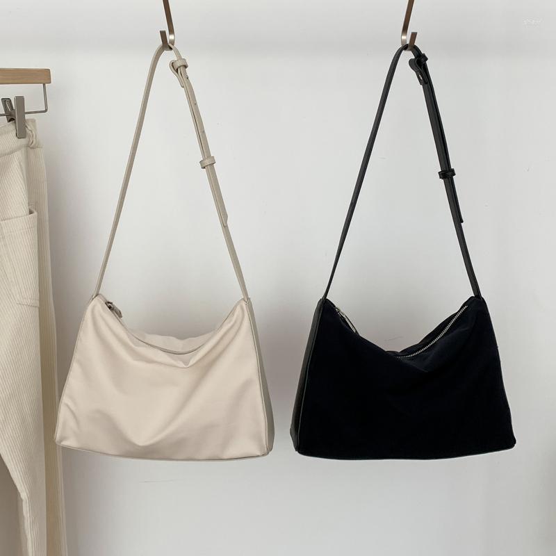 

Evening Bags Nylon Women's Small Zipper Women Hobos Handbags Luxury Casual Ladies Shoulder Crossbody Bag Whole SaleEvening, Beige