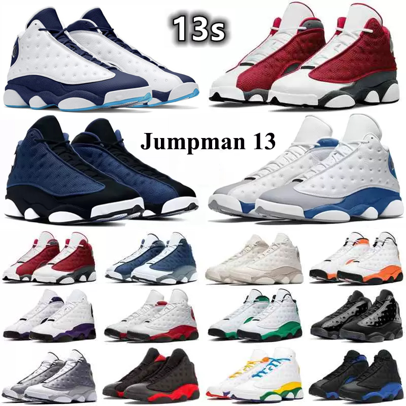 

Jumpman 13s Basketball Shoes for men women 13 men sneakers Red Flint Houndstooth Obsidian University Gold Court Purple Mens Trainers Sports Sneaker Shoe, Sku_14 40-47