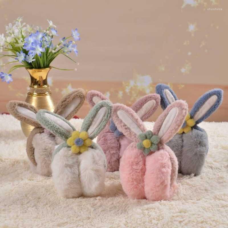 

Berets Plush Warm Earmuffs For Winter Ladies Foldable Ear Warmer Korean Cute Students Ears MuffsBerets, Purple