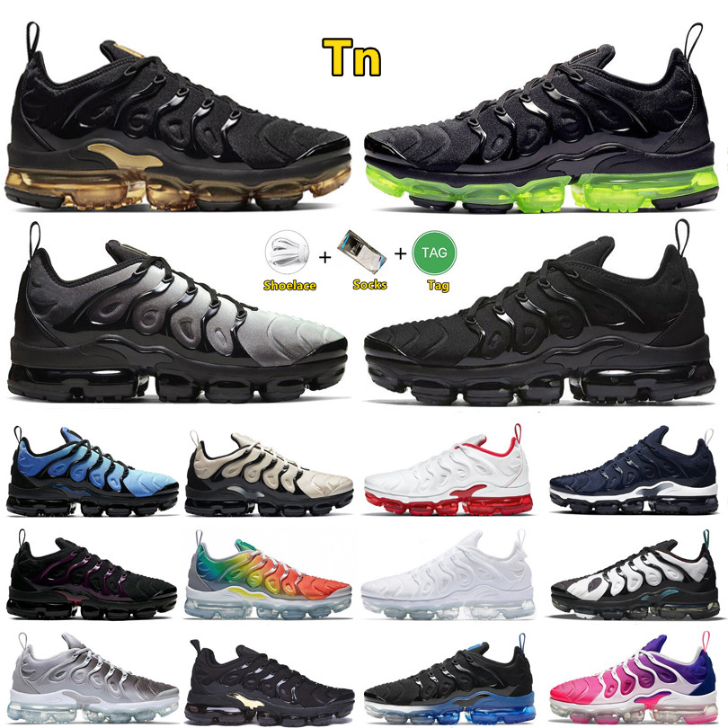 

tn Running Shoes mens Women Designer Shoes Hyper Blue Triple White Black Volt Swingman Light bone cherry Purple Gradient Rainbow Outdoor Trainers Sports Sneakers, Color#44