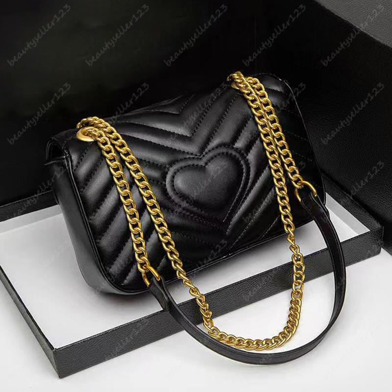 

Fashion Shoulder Bag Women Handbag High Quality Chain Strap Crossbody Luxury Designer Leather Handbags Bags Marmont Wallet Cross Body Purse, Increase freight