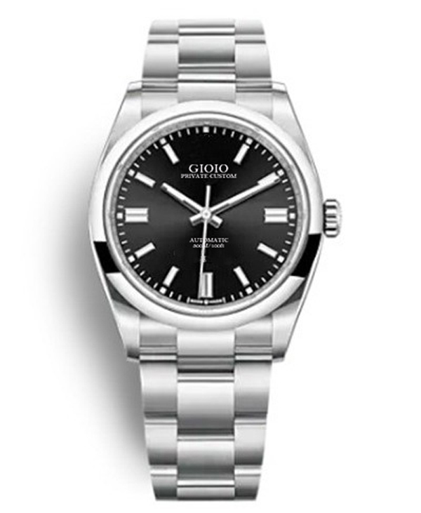 

Automatic Mechanical Watch Mens Women Lady Sky Blue black, Red