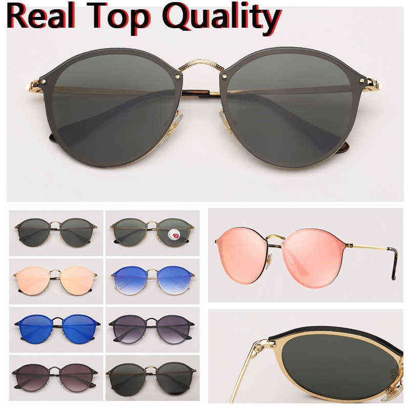 

Fashion Womens Designer Sunglasses Blaze Vintage Sun Glasses Cat Eye Mens Sunglass Des Lunettes De Soleil Uv400 Protection Lenses with Free Leather