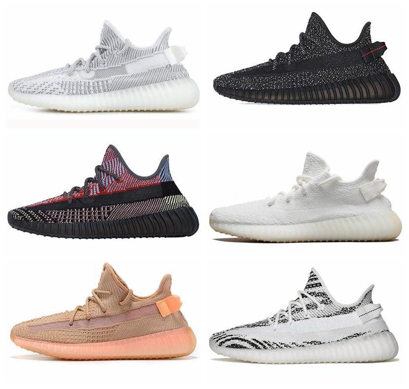 

men women running shoe Casual sports shoes sneakers Flat Beluga V2 butter Cream Semi Frozen Yellow wes jRp''Yeezies''Boost''Yezzies''Kanyes, Clay