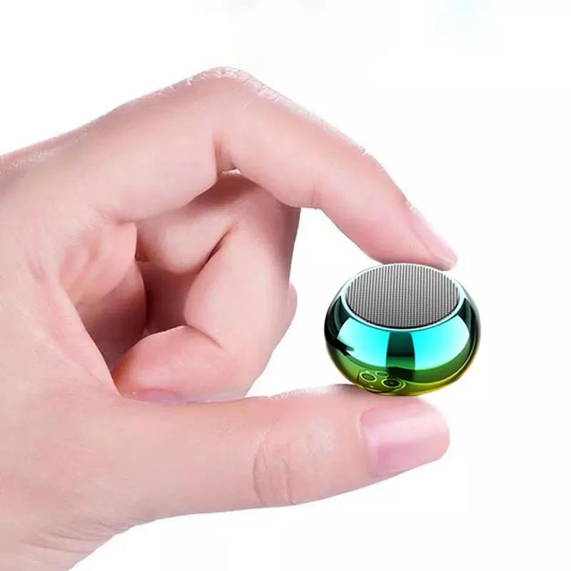 

2022 Tws Super Mini Speaker Multifunction Outdoor Sports Portable Round Small Steel Cannon Wireless Bluetooth