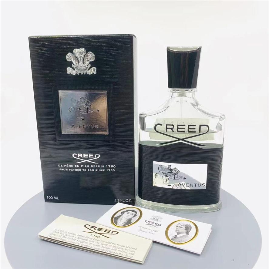 

Creed Aventus Perfume 100ml 3.3oz Freshener Cologne Men Perfumes Fragrance Eau De Parfum Long Lasting Smell Millesime Spray High Q309A
