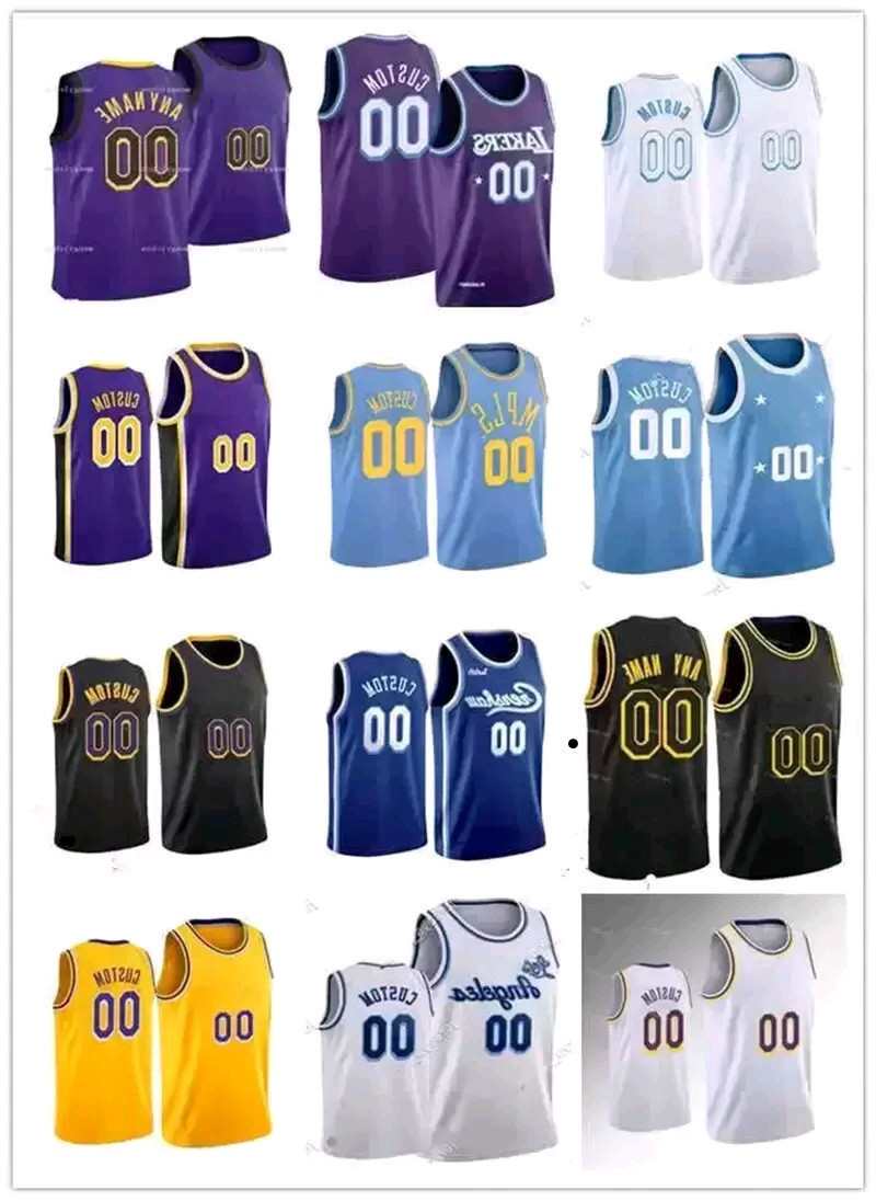 

75th Custom Mens Women Los Angeles''Lakers''LeBron 6 James Russell 0 Westbrook Anthony 3 Davis Carmelo 7 Anthony Basketball Jerseys, White