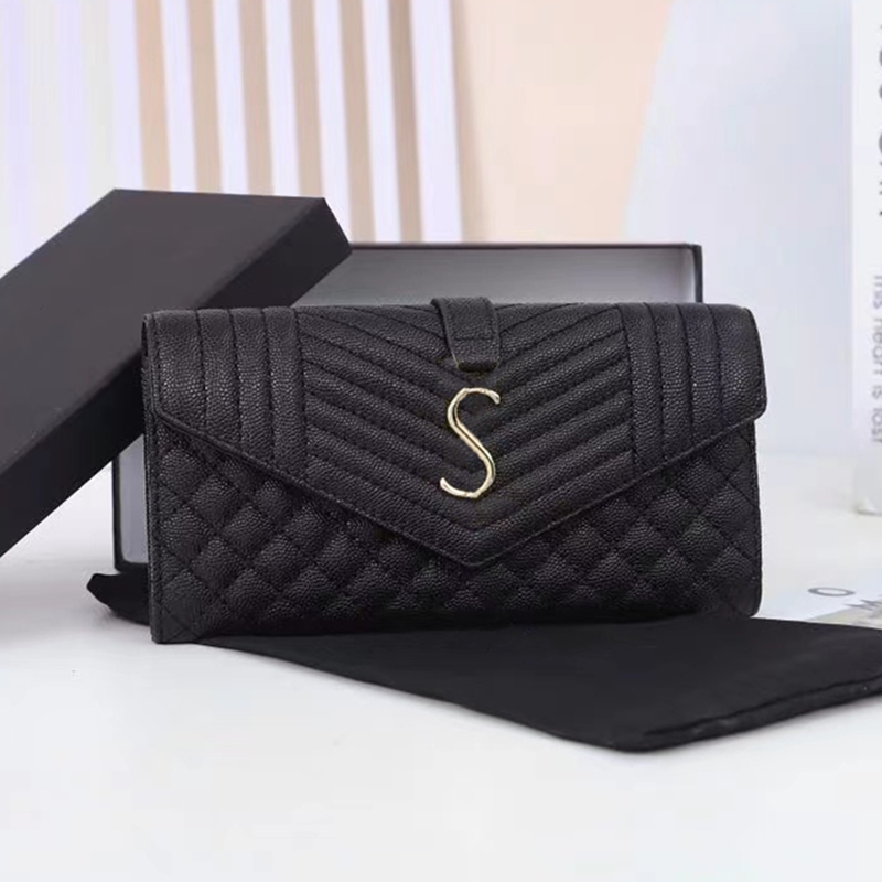 

Top Quality Classic Designer Genuine Leather Long Wallets Clutch For Men Women Short Real Leathers pvc Business Credit Card Holder Mens Wallet Womens Hand bag, Other color