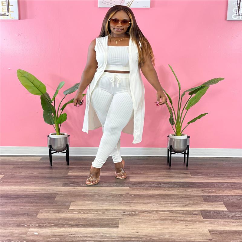

Women' Two Piece Pants Fashion Short Vest High Waist Tight And Sleeveless Shirt Jacket Summer Workplace Commuter Women SuitWomen, Orange