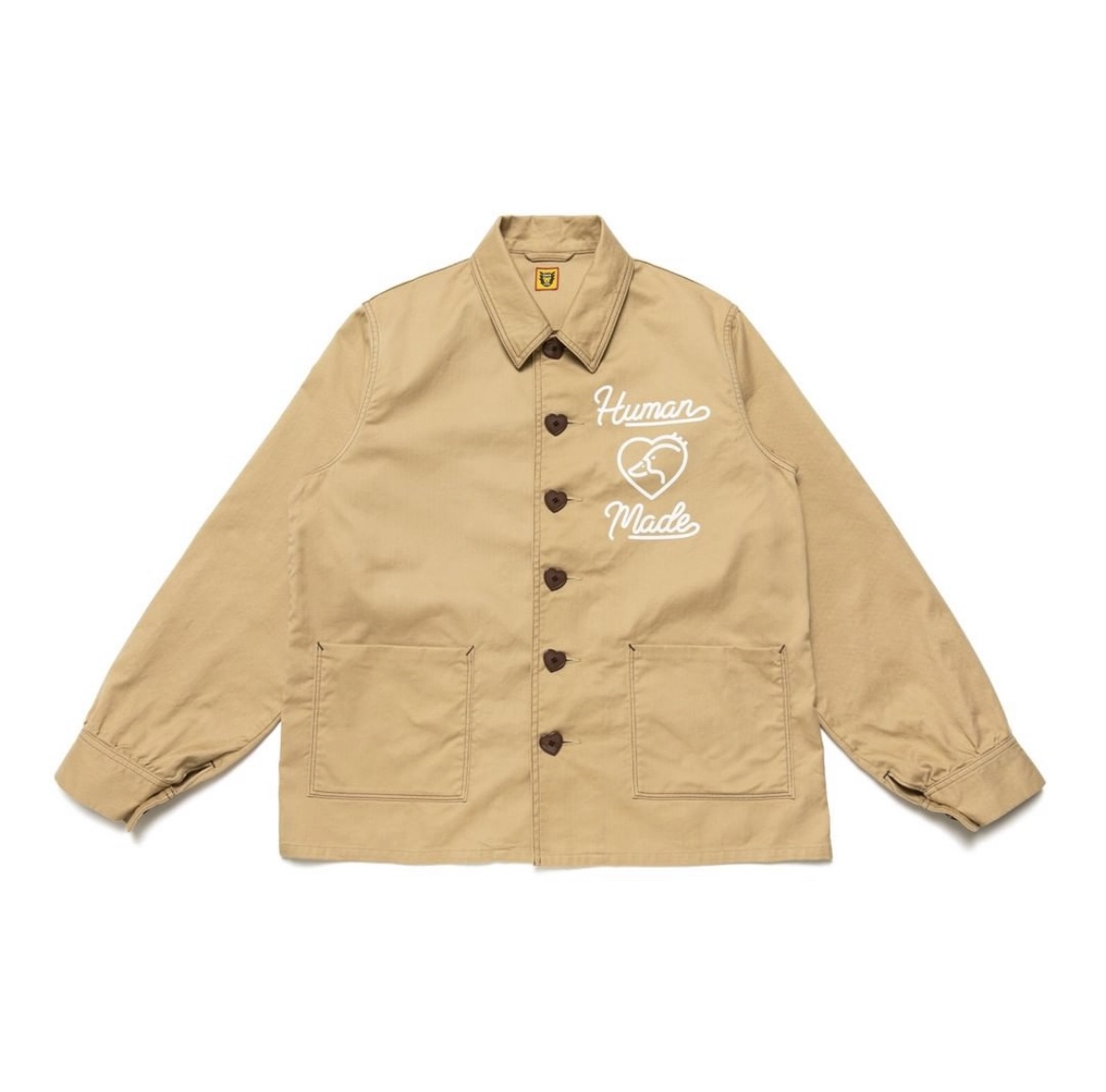 

High Quality Beige Patchwork Baseball Jacket Men Women Pattern Coat