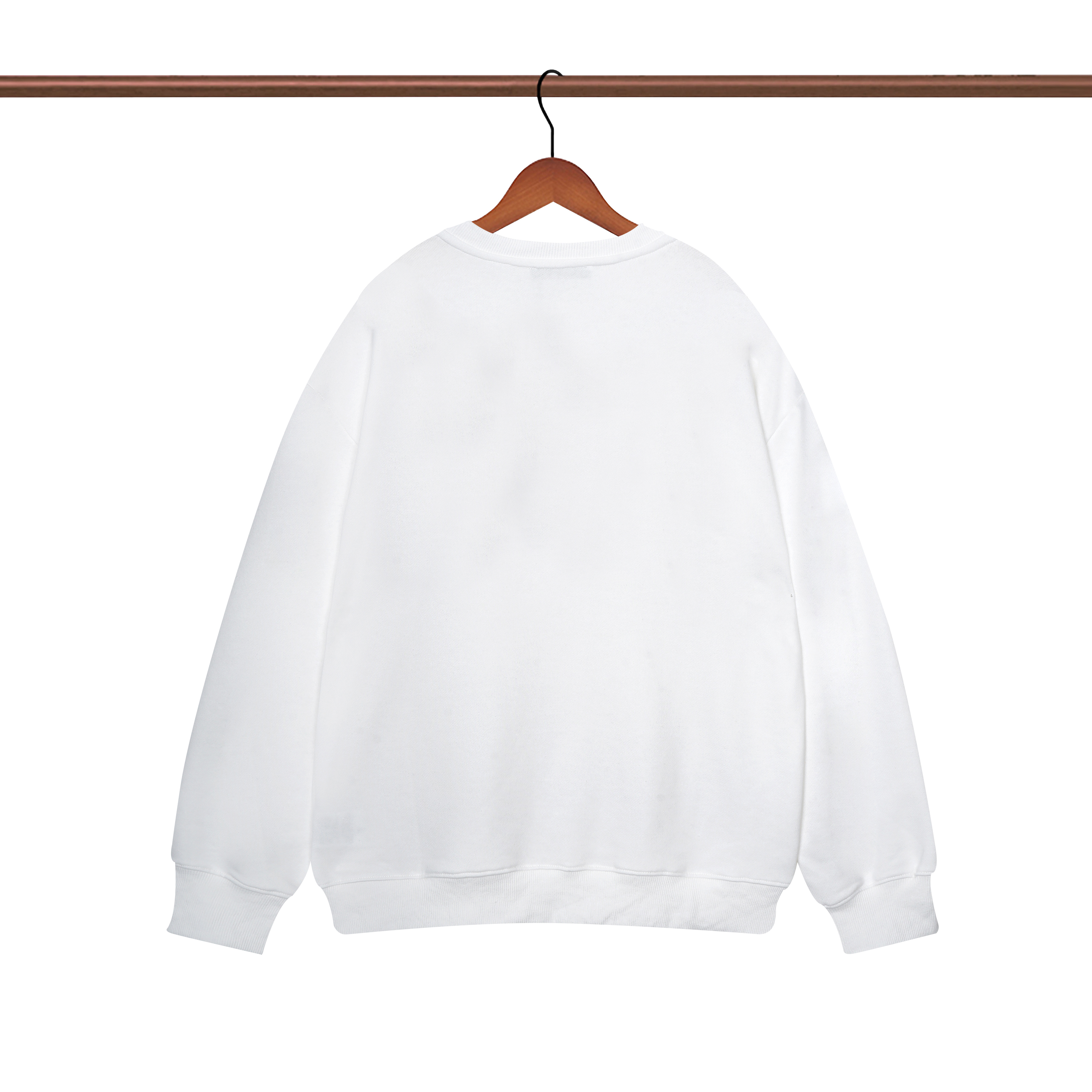 2021s Men's Hoodies Waffle Stripe Pullover Loose Sweater Women's Cotton Couple Sweater